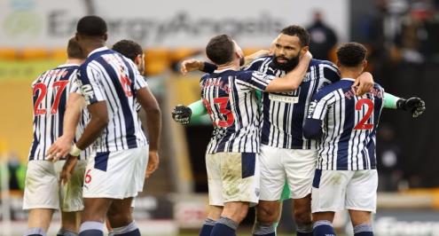 وست بروميتش ينتزع فوزا صعبا من وولفرهامبتون في الدوري الإنجليزي